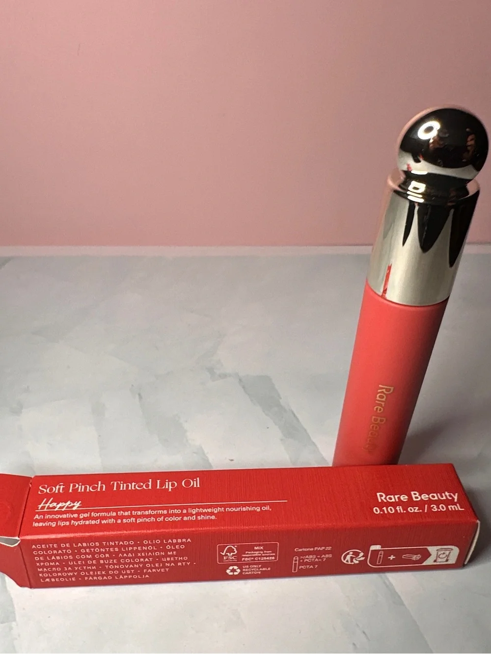 Rare Beauty Soft Pinch Tinted Lip Oil — Coral